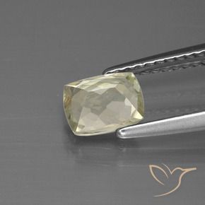 Diaspro cangiante Giallo chiaro naturale da 0.91 ct, Cuscino, VS