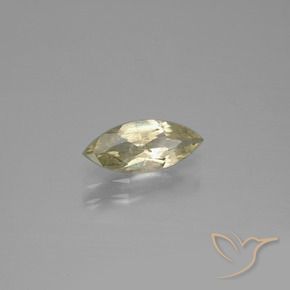 Diaspro cangiante Giallo pallido naturale da 1.02 ct, Taglio marquise, VS-SI