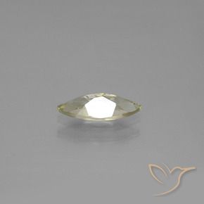 Diaspro cangiante Giallo pallido naturale da 1.02 ct, Taglio marquise, VS-SI