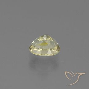 Diaspro cangiante Giallo pallido naturale da 1.07 ct, Ovale, VS-SI