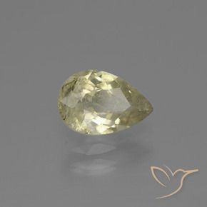 Diaspro cangiante Giallo chiaro naturale da 1.32 ct, Forma a pera, SI