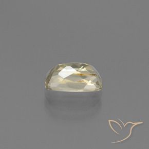 Diaspro cangiante Giallo molto pallido naturale da 1.28 ct, Cuscino, VS-SI