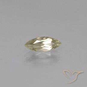 Diaspro cangiante Giallo pallido naturale da 0.99 ct, Taglio marquise, VS