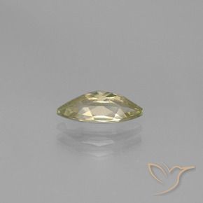 Diaspro cangiante Giallo pallido naturale da 0.99 ct, Taglio marquise, VS