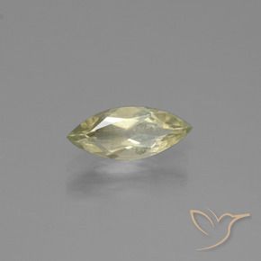 Diaspro cangiante Giallo molto chiaro naturale da 1.07 ct, Taglio marquise, VS