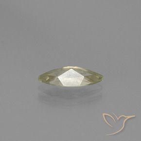 Diaspro cangiante Giallo molto chiaro naturale da 1.07 ct, Taglio marquise, VS