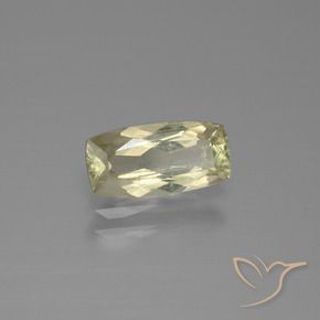 Diaspro cangiante Giallo chiaro naturale da 1.40 ct, Cuscino, VS-SI