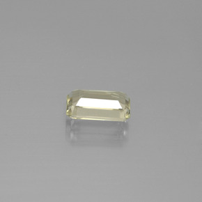 Diasporo cangiante naturale giallo da 1,15 ct, taglio smeraldo, VVS-VS