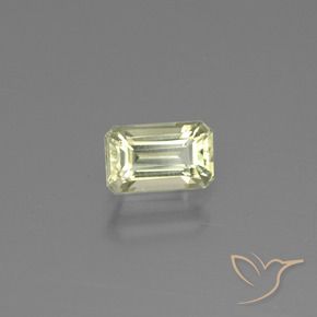 Diaspro cangiante Giallo chiaro naturale da 0.97 ct, Ottagonale / Taglio smeraldo, VS