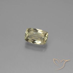 Diaspro cangiante Giallo chiaro Verde naturale da 0.91 ct, Cuscino, VS