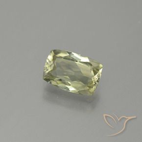 Diasporo cangiante naturale giallo da 1,12 ct, taglio a cuscino, VS