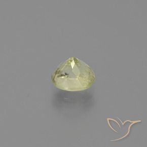 Diaspro cangiante Giallo chiaro naturale da 0.83 ct, Taglio ovale, VS-SI