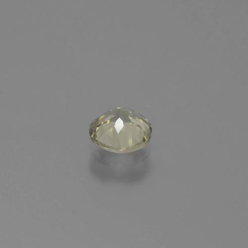 Diasporo cangiante naturale giallo da 0,70 ct, taglio rotondo, VS-SI