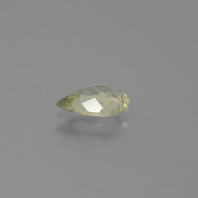 Diasporo cangiante naturale giallo da 0,78 ct, taglio a pera, VS