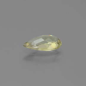 Diaspro cangiante Giallo chiaro naturale da 0.93 ct, Forma a pera, VS