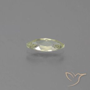 Diaspro cangiante Giallo molto chiaro naturale da 0.77 ct, Taglio marquise, VVS-VS