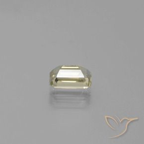 Diaspro cangiante Giallo chiaro naturale da 0.90 ct, Ottagonale / Taglio smeraldo, VVS-VS