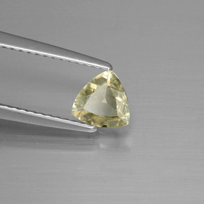 Diasporo cangiante naturale  da 0,45 ct, trillion, VVS-VS