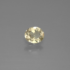 Diasporo cangiante naturale giallo da 0,59 ct, taglio ovale, VS