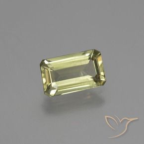 Diaspro cangiante Giallo chiaro naturale da 1.03 ct, Ottagonale / Taglio smeraldo, VS