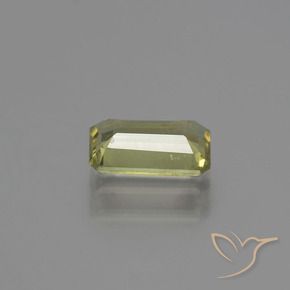 Diaspro cangiante Giallo chiaro naturale da 1.03 ct, Ottagonale / Taglio smeraldo, VS
