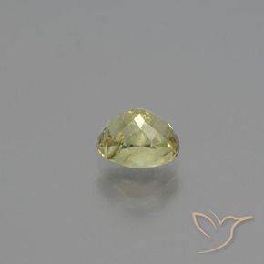 Diaspro cangiante Giallo chiaro naturale da 1.26 ct, Ovale, SI