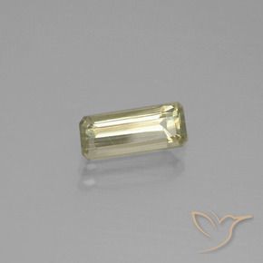 Diaspro cangiante Giallo dorato molto chiaro naturale da 1.50 ct, Ottagonale / Taglio smeraldo, VS-SI