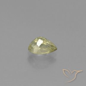 Diaspro cangiante Giallo medio naturale da 0.96 ct, Forma a pera, SI