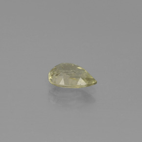 Diasporo cangiante naturale giallo da 0,92 ct, taglio a pera, VS-SI