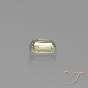 Diaspro cangiante Giallo dorato chiaro naturale da 0.83 ct, Ottagonale / Taglio smeraldo, VS-SI