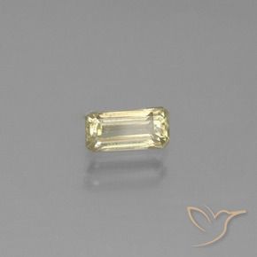 Diaspro cangiante Giallo dorato chiaro naturale da 0.76 ct, Ottagonale / Taglio smeraldo, VS-SI