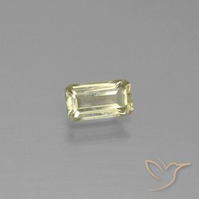 Diaspro cangiante Giallo molto chiaro naturale da 0.78 ct, Ottagonale / Taglio smeraldo, VS
