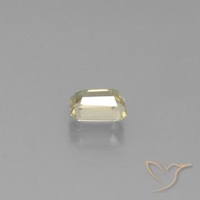 Diaspro cangiante Giallo molto pallido naturale da 0.79 ct, Ottagonale / Taglio smeraldo, VS