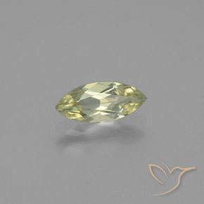 Diaspro cangiante Giallo medio naturale da 0.78 ct, Taglio marquise, VS