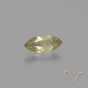 Diaspro cangiante Giallo chiaro naturale da 0.70 ct, Taglio marquise, SI
