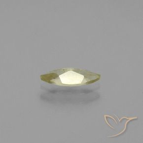 Diaspro cangiante Giallo chiaro naturale da 0.70 ct, Taglio marquise, SI