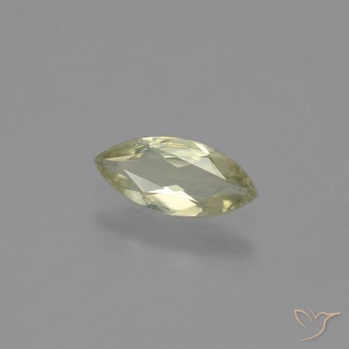 Diaspro cangiante Giallo Beige naturale da 0.81 ct, Taglio marquise, VS