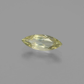 Diasporo cangiante naturale giallo da 0,97 ct, marchesa, VS-SI