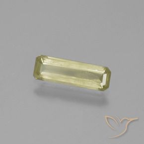 Diaspro cangiante Giallo Beige naturale da 1.27 ct, Ottagonale / Taglio smeraldo, SI