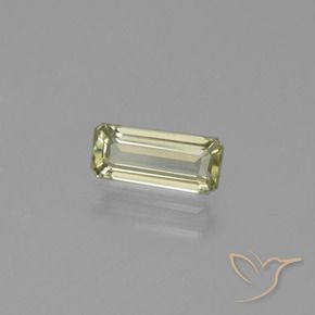 Diaspro cangiante Giallo molto pallido naturale da 1.03 ct, Ottagonale / Taglio smeraldo, VVS-VS