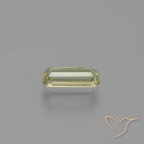 Diaspro cangiante Giallo molto pallido naturale da 1.03 ct, Ottagonale / Taglio smeraldo, VVS-VS