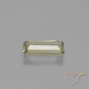 Diaspro cangiante Giallo Beige naturale da 1.10 ct, Ottagonale / Taglio smeraldo, VS-SI