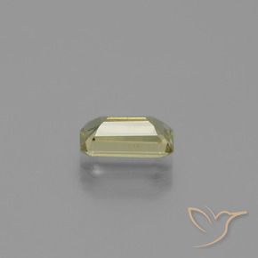 Diaspro cangiante Giallo verde naturale da 1.07 ct, Ottagonale / Taglio smeraldo, VS-SI