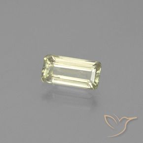 Diaspro cangiante Giallo pallido naturale da 1.19 ct, Ottagonale / Taglio smeraldo, VS