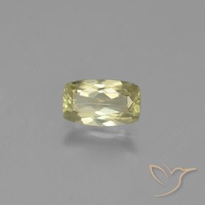 Diaspro cangiante Giallo dorato chiaro naturale da 1.13 ct, Cuscino, VS-SI
