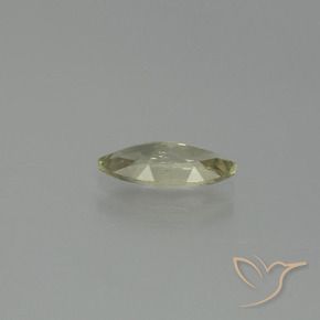 Diasporo cangiante naturale giallo da 1,27 ct, marchesa, VS-SI
