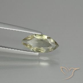 Diaspro cangiante Giallo dorato molto chiaro naturale da 1.00 ct, Taglio marquise, VVS-VS