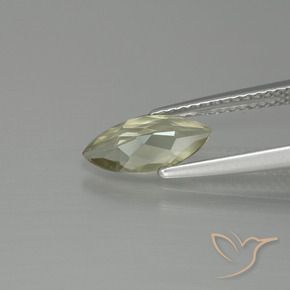 Diaspro cangiante Giallo dorato molto chiaro naturale da 1.00 ct, Taglio marquise, VVS-VS