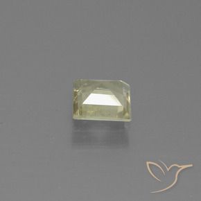 Diaspro cangiante Giallo molto pallido naturale da 0.68 ct, Quadrato, VS-SI