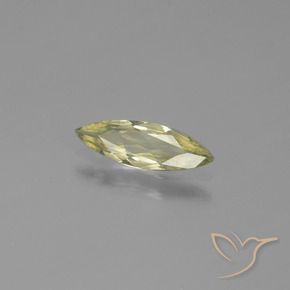 Diaspro cangiante Giallo brunastro naturale da 0.72 ct, Taglio marquise, VVS-VS